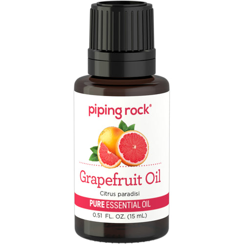 Grapefruit (rosé), reines ätherisches Öl (GC/MS Getestet) 1/2 fl oz 15 ml Tropfflasche    