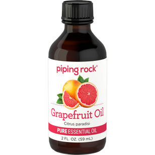 Ulei esenţial de grapefruit (roz) Pur (GC/MS Testată) 2 fl oz 59 ml Sticlă    