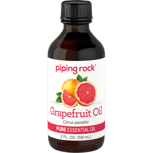 Grapefruit Essential Oil 2 fl oz (59 ml) | Benefits | Uses | PipingRock  Health Products