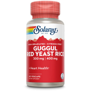 Guggul-ekstrakt pluss rød gjærris 60 Vegetarianske kapsler       