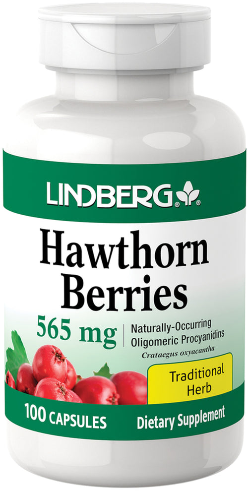 Hawthorn Berries  565 mg 100 แคปซูล     