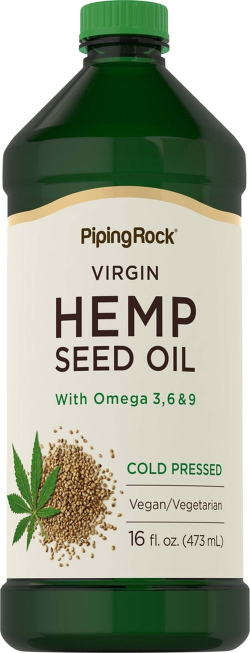 Hemp Seed Oil (Cold Pressed), 16 fl oz (473 mL) Bottle