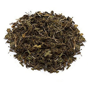 Gesneden heilige basilicumblad & gefilterde thee (Krishna) tulsi (Biologisch) 4 oz 113 g Zak    