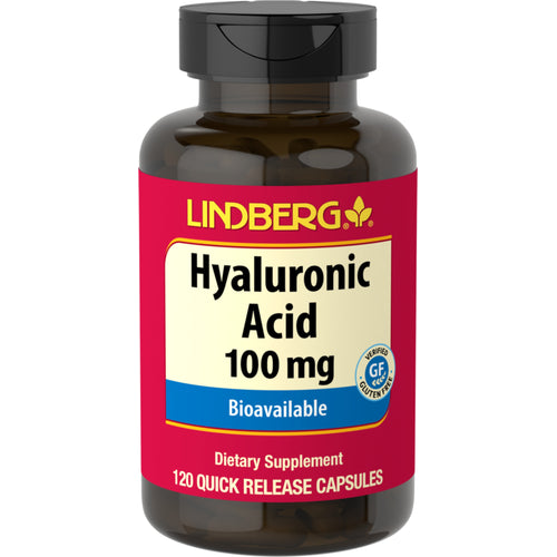 Ácido hialurónico para articulações H  100 mg 120 Cápsulas de Rápida Absorção     