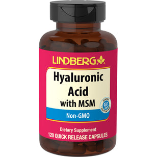 Hyaluronic Acid with MSM, 120 Quick Release Capsules