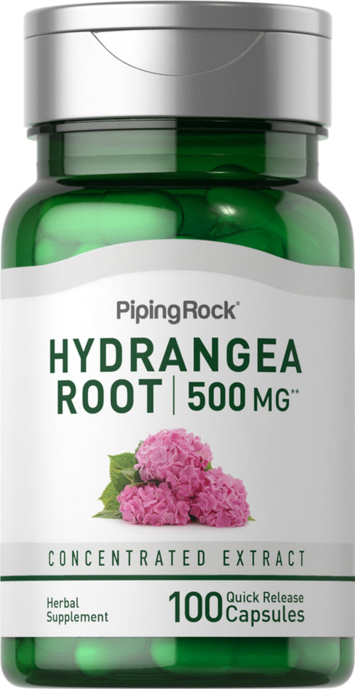 Hydrangea Root, 500 mg, 100 Quick Release Capsules -Bottle