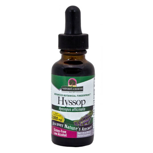 Hyssop Liquid Extract, 1 fl oz (30 mL) Dropper Bottle