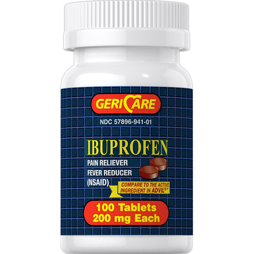 Ibuprofen 200 mg Compară cu Advil 100 Tabletlər     