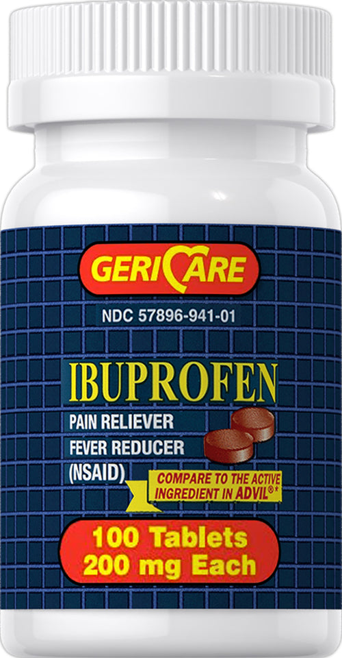 Ibuprofen 200 mg Porównaj do Advil 100 Tabletlər     