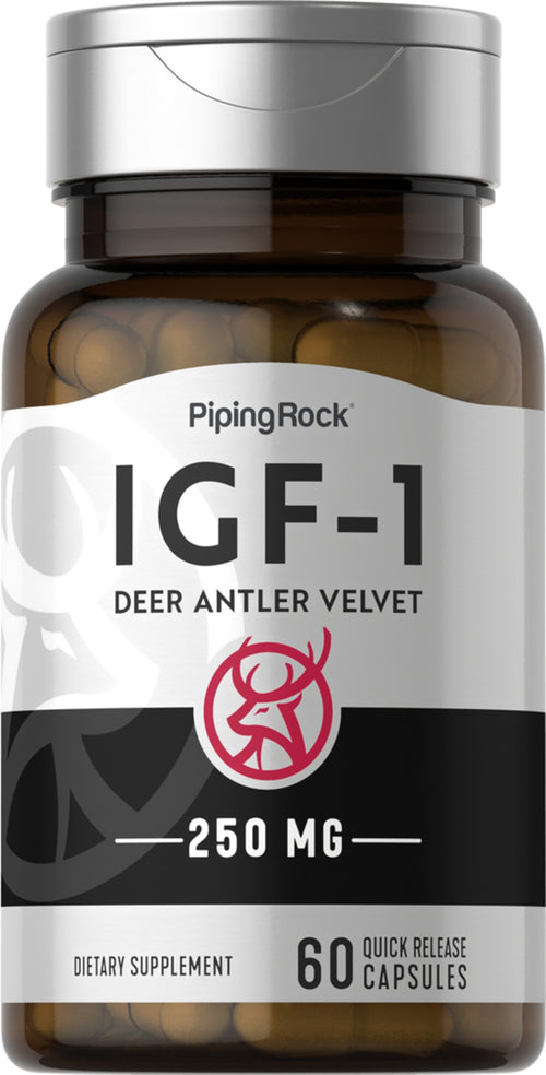 IGF-1 Deer Antler Velvet, 60 Quick Release Capsules