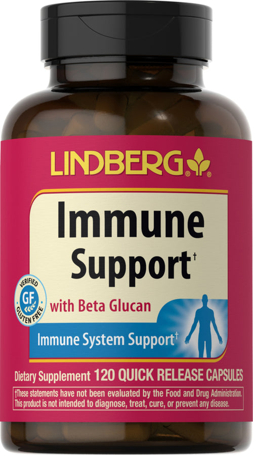 Ayuda al sistema inmunitario con glucano beta 120 Cápsulas de liberación rápida       