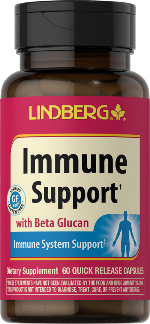 Immune Support with Beta Glucan, 60 Quick Release Capsules