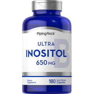 อิโนซิทอล  650 mg 180 แคปซูลแบบปล่อยตัวยาเร็ว     