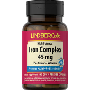 Iron Complex, 45 mg, 90 Quick Release Capsules