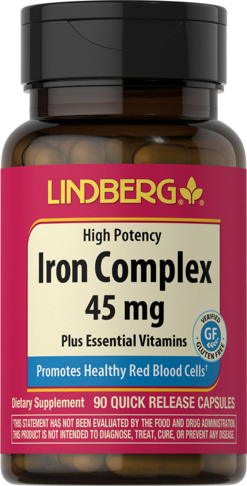 Iron Complex, 45 mg, 90 Quick Release Capsules