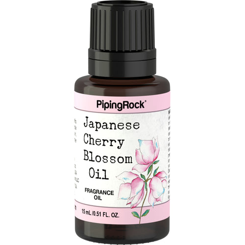 Duftolje av japansk kirsebærblomst (versjon for bad og kroppspleie) 1/2 ounce 15 mL Pipetteflaske    