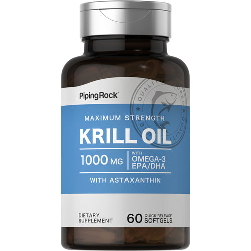 Óleo de krill  1000 mg 60 Gels de Rápida Absorção     