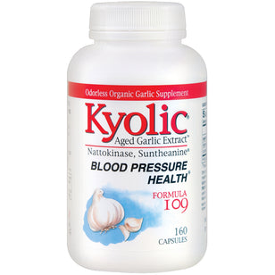 Ajo envejecido Kyolic (fórmula 109 para control de la presión arterial) 160 Cápsulas       