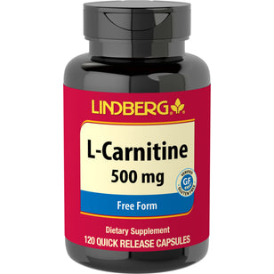 L-카르니틴  500 mg 120 빠르게 방출되는 캡슐     