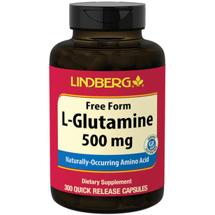 L-Glutamin 500 mg 300 Kapseln mit schneller Freisetzung     