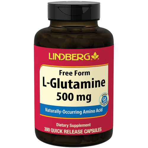 L-Glutamina 500 mg 300 Cápsulas de liberación rápida     