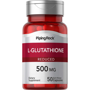 L-Glutathione (Reduced), 500 mg, 50 Quick Release Capsules