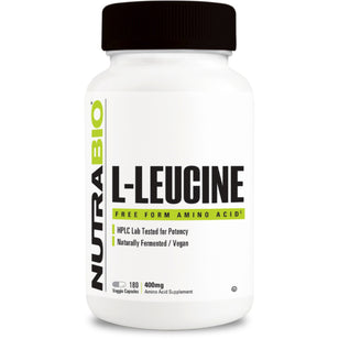 L-Leucine 400 mg 180 Capsules végétariennes     