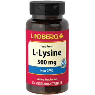 L-Lysine, 500 mg, 100 Vegetarian Tablets