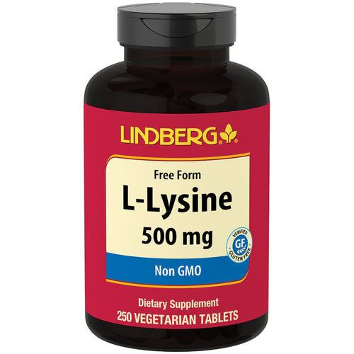 L-lysin 500 mg 250 Vegetarianske tabletter     
