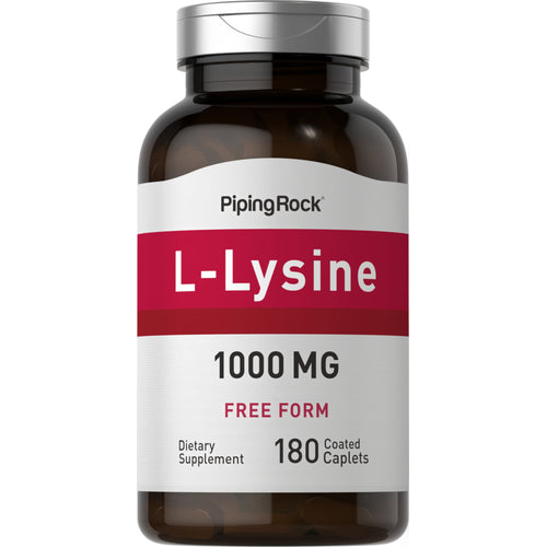 L-lysin (fri form) 1000 mg 180 Belagte kapsler     