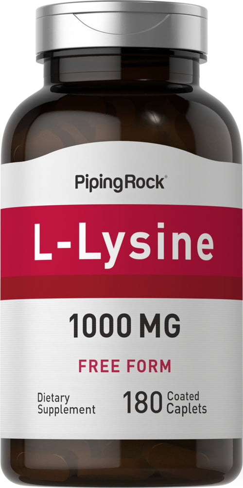 L-lysin (fri form) 1000 mg 180 Belagte kapsler     