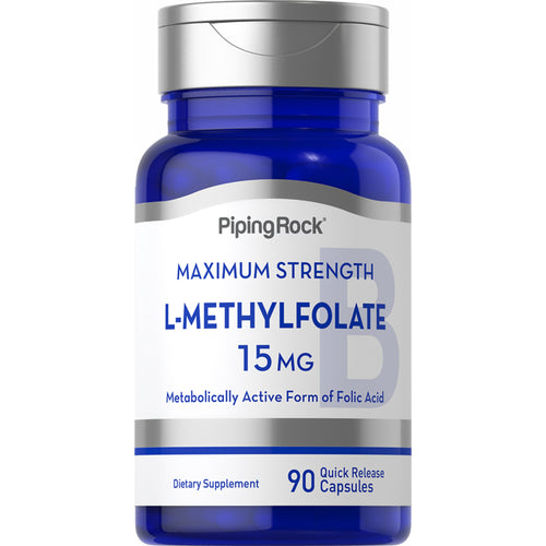 L-metylfolat 1000 mkg tabletter 15 mg 90 Hurtigvirkende kapsler     