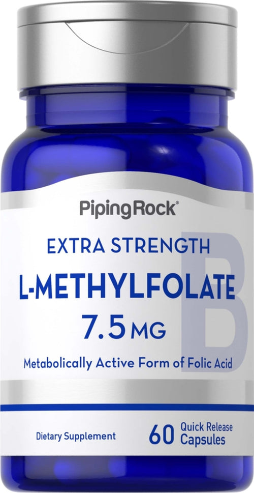 Tablete L-metilfolat 1000 mcg 7.5 mg 60 Capsule cu eliberare rapidă     