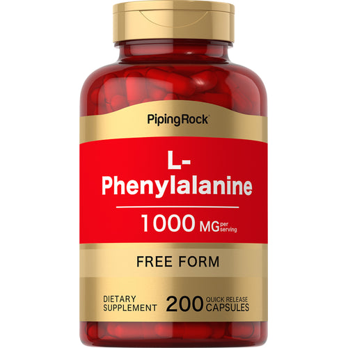 L-Phenylalanine, 1000 mg (per serving), 200 Quick Release Capsules