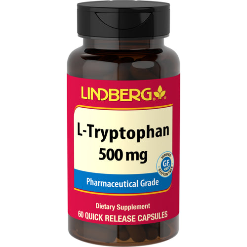 L-Tryptophan, 500 mg, 60 Quick Release Capsules