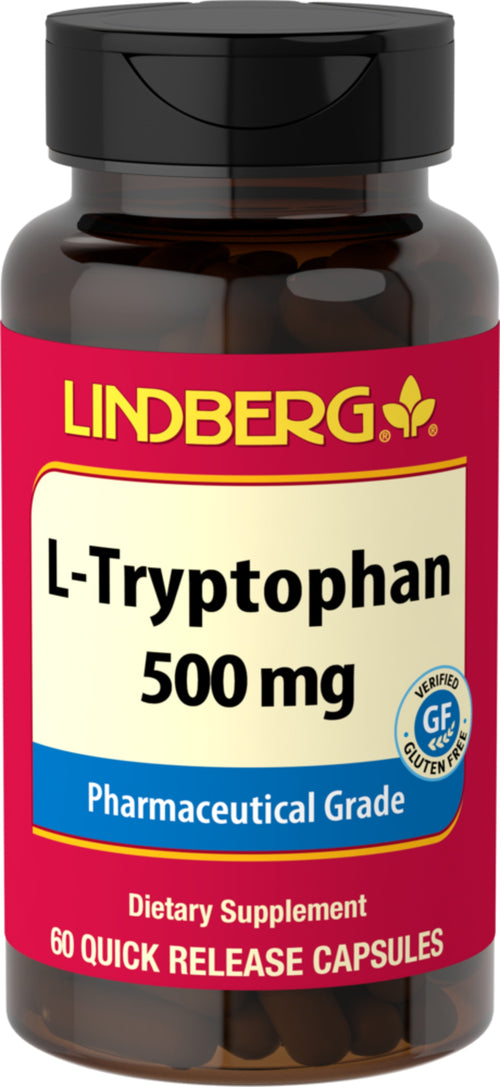 L-Tryptophan, 500 mg, 60 Quick Release Capsules