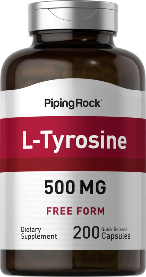 L-Tyrosine, 500 mg, 200 Quick Release Capsules