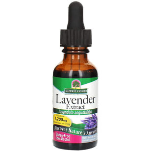 Lavender Flower Liquid Extract, 1 fl oz (30 mL) Dropper Bottle