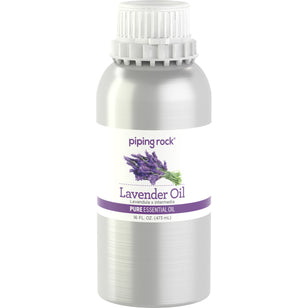 Puhdas eteerinen laventeliöljy  16 fl oz 473 ml Peltirasia    