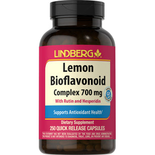 Citronbioflavonoider 700 mg 250 Kapsler for hurtig frigivelse     