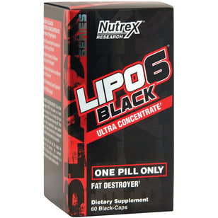 Lipo 6 Black Ultra -tiiviste 60 Kapselia       