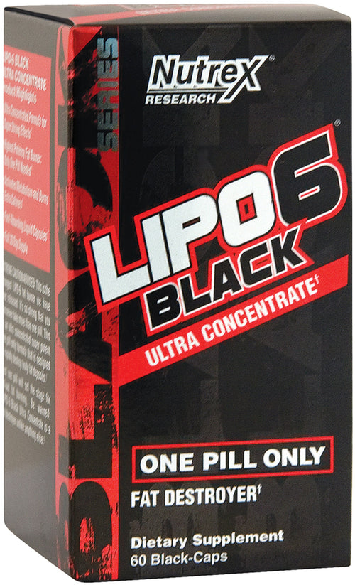 Lipo 6 Black สูตรเข้มข้นพิเศษ 60 แคปซูล       