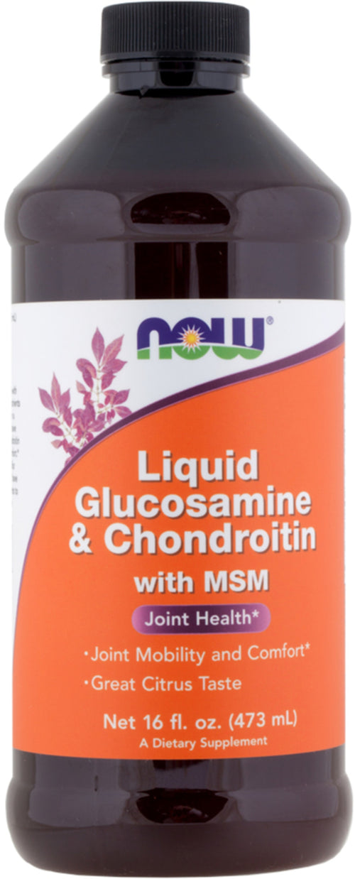 Glucozamină/Condroitină/MSM lichid 16 fl oz 473 ml Sticlă    