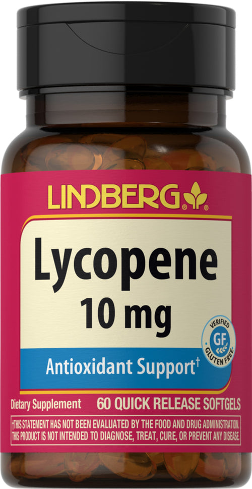 ไลโคปีน 10 mg 60 ซอฟต์เจลแบบปล่อยตัวยาเร็ว     