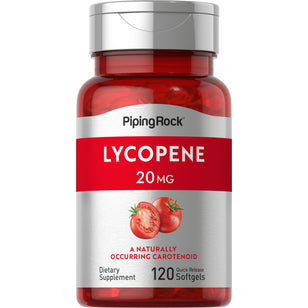 Lycopene, 20 mg, 120 Quick Release Softgels Bottle
