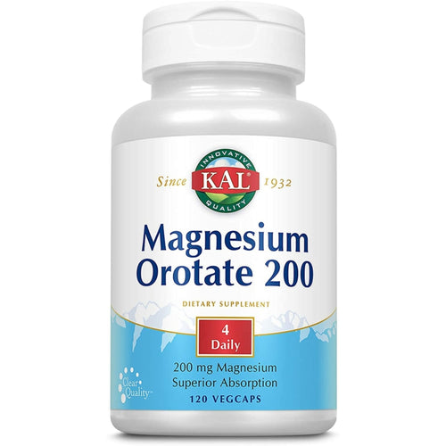 Orotat de magneziu 200 mg 120 Capsule vegetariene     