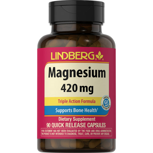 Dreifach-Magnesium 420 mg 90 Kapseln mit schneller Freisetzung     