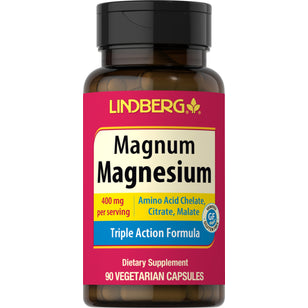 Mega Magnesium 400 mg (pro Portion) 90 Vegetarische Kapseln     
