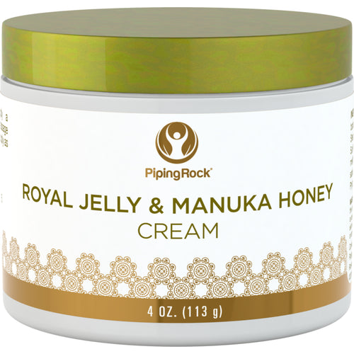 Manuka Honey Cream with Royal Jelly, 4 oz (113 g) Jar