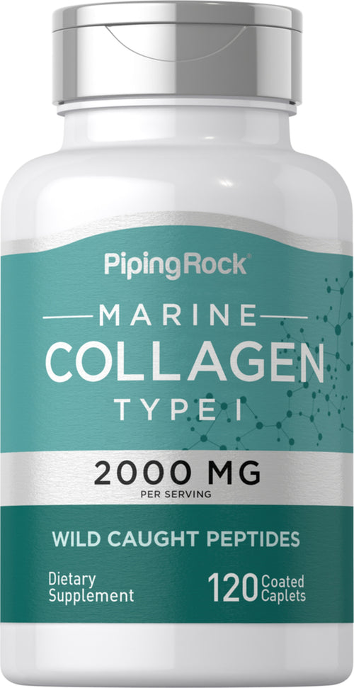 Collagène de poisson 2000 mg + acide hyaluronique, 120 Comprimés